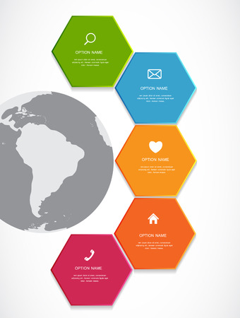 Infographic Templates for Business Vector Illustration. EPS10のイラスト素材