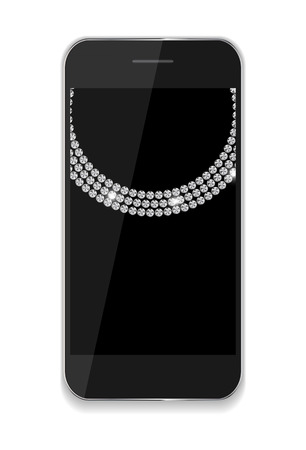 Abstract Design Mobile Phones . Vector Illustrationのイラスト素材