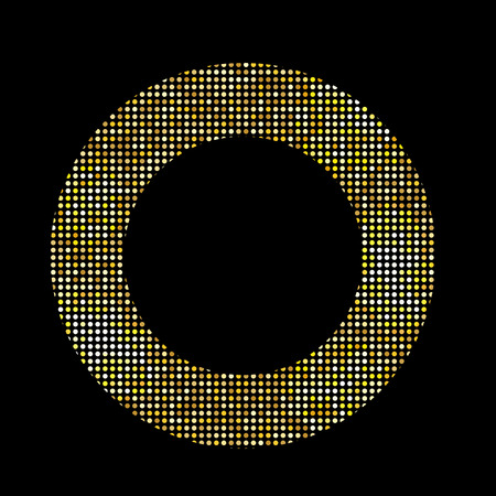 Abstract Golden Shiny Frame のイラスト素材