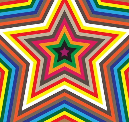 Abstract Multicolor Hypnotic Background.のイラスト素材