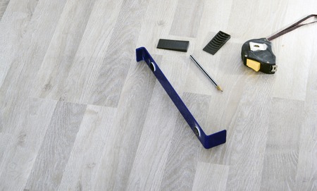 Tools to Laying Laminateの写真素材