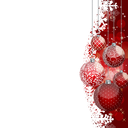 Abstract Beauty Christmas and New Year Background. Vector Illustration. EPS10のイラスト素材