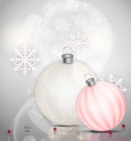 Abstract beauty Christmas and New Year background. Vector Illustration EPS10のイラスト素材