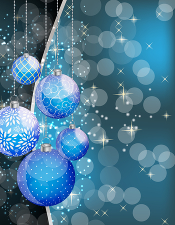Abstract beauty Christmas and New Year background. Vector Illustration EPS10のイラスト素材
