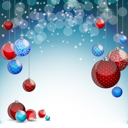 Abstract Beauty Christmas and New Year Background. Vector Illustrationのイラスト素材