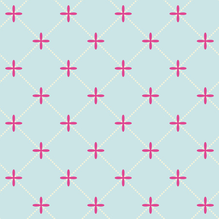 Romantic Seamless Pattern Background Vector Illustration EPS10のイラスト素材