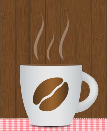 Black Coffee Background. Photo-Realistic Vector. EPS10のイラスト素材