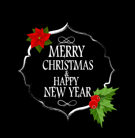 Abstract Beauty Christmas and New Year Background. Vector Illustration.  のイラスト素材