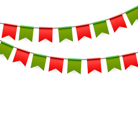 Party Background with Flags Vector Illustration. EPS10のイラスト素材