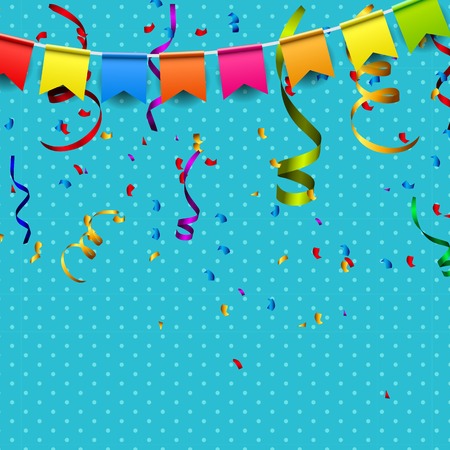 Party Background with Flagsのイラスト素材