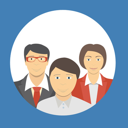 Helping an Individual Person, Student, Business Concept.のイラスト素材
