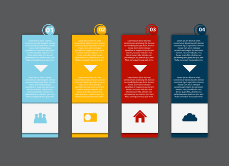 Infographic Templates for Business Vector Illustration. EPS10のイラスト素材