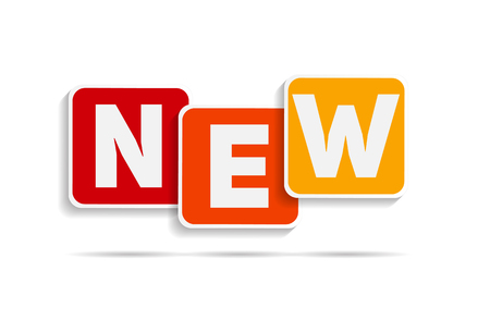 New Sign Template Vector Illustration EPS10のイラスト素材