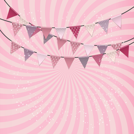 Party Background with Flagsのイラスト素材