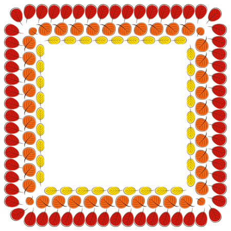 Autumn Leaves Seamless Pattern Background Vector Illustration EPS10のイラスト素材