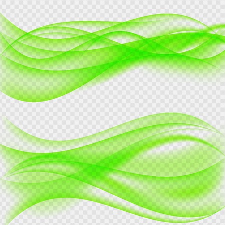 Abstract Wave on Transparent Background.のイラスト素材