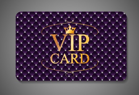 Elegant Dark VIP Card Vector Illustration EPS10のイラスト素材