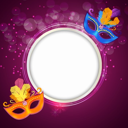 Abstract Beauty Merry Christmas and New Year Party Background with Masquerade Carnival Mask.のイラスト素材