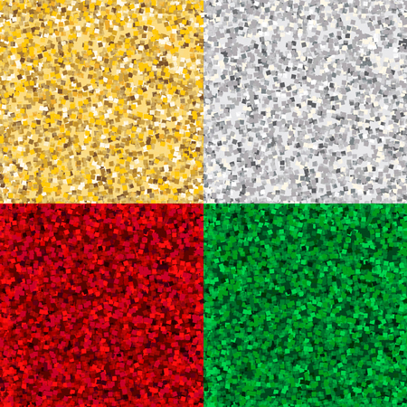 Golden, Silver, Ryby and Emerald Shiny Glossy Texture. Background Repeat Structure.  Seamless Pattern Vector Illustration.のイラスト素材