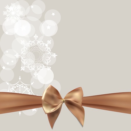 Abstract Beauty Christmas and New Year Background with Bow Ribbon.のイラスト素材