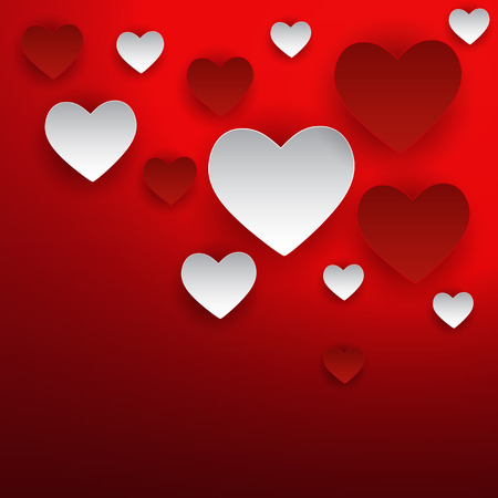 Valentine s Day Heart Symbol. Love and Feelings Background Design.のイラスト素材