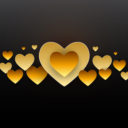 Valentine s Day Heart Symbol. Love and Feelings Background Design.のイラスト素材