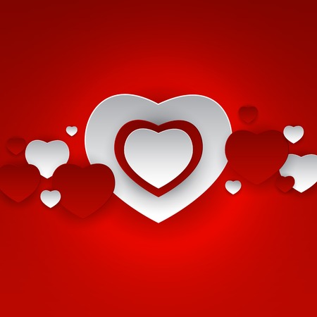Valentine s Day Heart Symbol. Love and Feelings Background Design.のイラスト素材