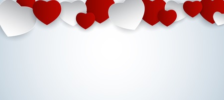 Valentine s Day Heart Symbol. Love and Feelings Background Desigのイラスト素材