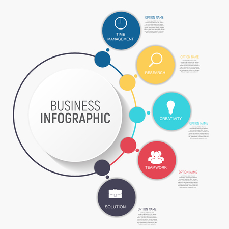 Infographic Templates for Business Vector Illustration.のイラスト素材