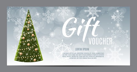 Christmas Sale Banner Background. Business Discount Card. Vector Illustration EPS10のイラスト素材