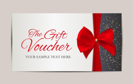 Gift Voucher Template Vector Illustration for Your Businessのイラスト素材