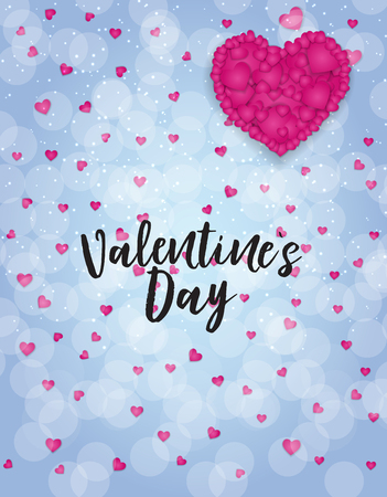 alentine s Day Love and Feelings Background Design. Vector illustrationのイラスト素材