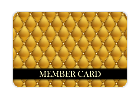 Luxury Members, Gift Card Template for your Business Vector Illustrationのイラスト素材