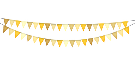 Party Background with Flags. Vector Illustrationのイラスト素材