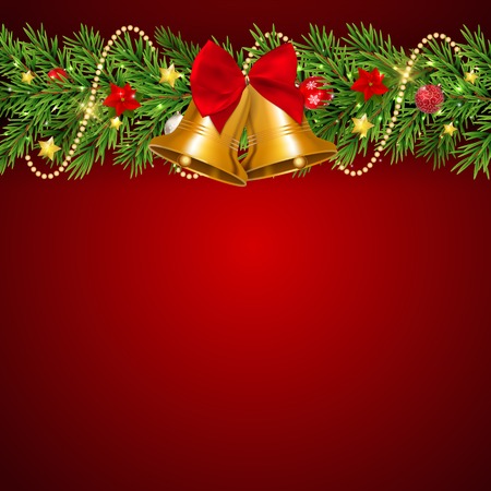 Merry Christmas and New Year Background. Vector Illustration EPS10のイラスト素材