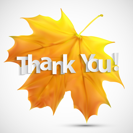 Paper art of thank you  lettering background. Vector Illustrationのイラスト素材