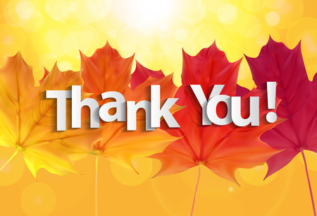 Paper art of thank you  lettering background. Vector Illustrationのイラスト素材