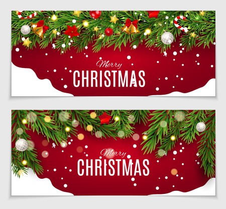 Abstract Beauty Christmas and New Year Card Vector Illustration. EPS10のイラスト素材