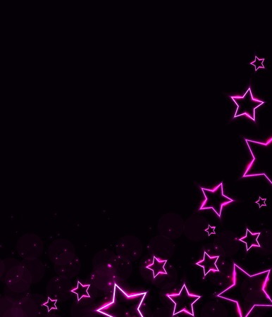 Abstract Glossy Neon Star Background. Vector Illustration EPS10のイラスト素材