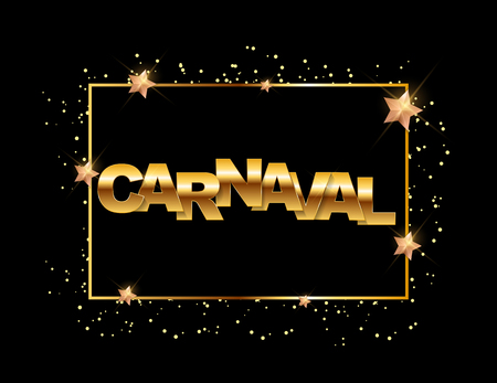 Carnival banner with bunting flags and flying balloons. Vector illustration. EPS10のイラスト素材