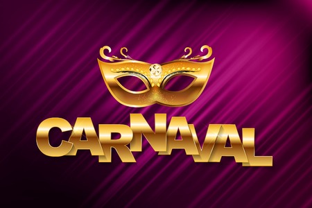 Carnival banner with bunting flags and flying balloons. Vector illustration. EPS10のイラスト素材