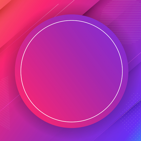 Abstract Minimal Gradient  shapes geometric background. Vector Illustrationのイラスト素材