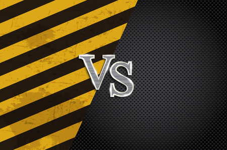 Versus letters figh background.のイラスト素材