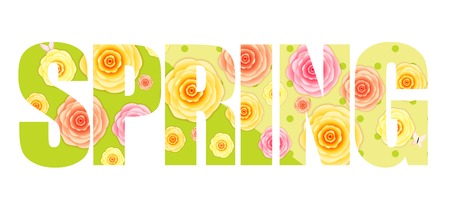 Abstract Flower Spring Background Vector Illustrationのイラスト素材