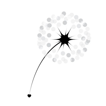 Abstract dandelion background  vector illustrationのイラスト素材