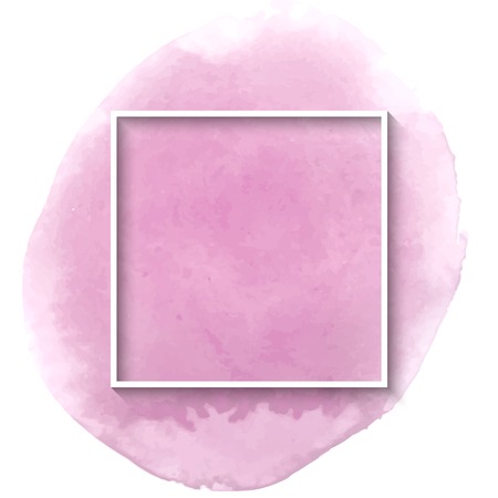 Hand drawn brush strokes and gold frame background. Vector Illustration EPS10のイラスト素材