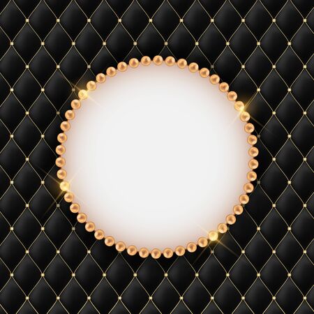 Abstract Beautuful Background with Pearl Frame. Vector Illustration EPS10のイラスト素材