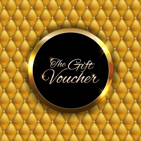 Golden sparkling glossy frame abstract background. Can be used for invitation, postcards and vouchers. Vector Illustration EPS10のイラスト素材