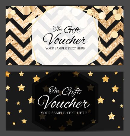 Luxury Members, Gift Card Template for your Business Vector Illustration EPS10のイラスト素材