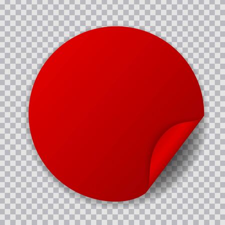 Abstract Circle Sticker Vector Illustration EPS10のイラスト素材